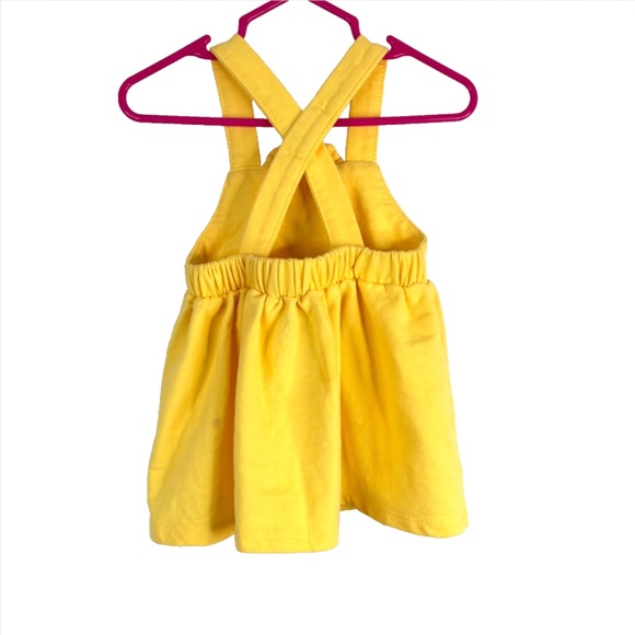 Disney Winnie the Pooh Overall Dress 6M Embroidery Pinafore Cross Back Halloween - Picture 3 of 10